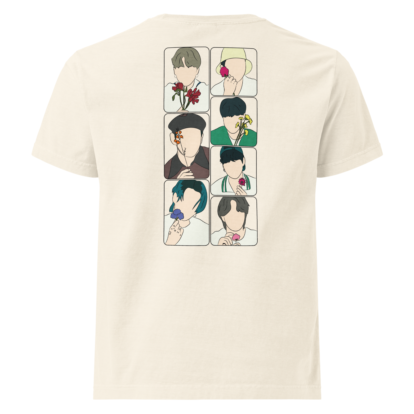 Unisex oversized t-shirt Bangtan Bloom